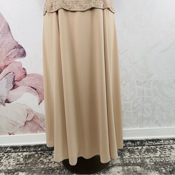 Night Scene beaded mother of the bride or groom dress cream 4XL - Picture 4 of 12